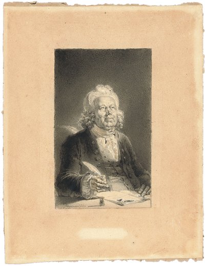 Portrét Philippe Néricault Destouches od Alexandre Evariste Fragonard