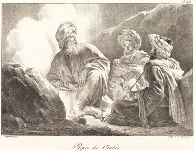 Zbytek Arabů od Alexandre Evariste Fragonard