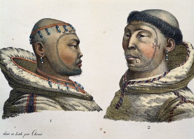 Obyvatelé ostrova svatého Vavřince od Nicolas Toussaint Charlet