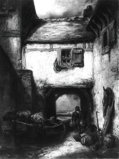 nádvoří, c. 1855. od Alexandre Gabriel Decamps