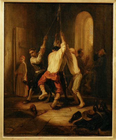 Les sonneurs - Zvoníci... od Alexandre Gabriel Decamps