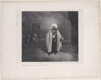 Stojící Turk, 1831. od Alexandre Gabriel Decamps