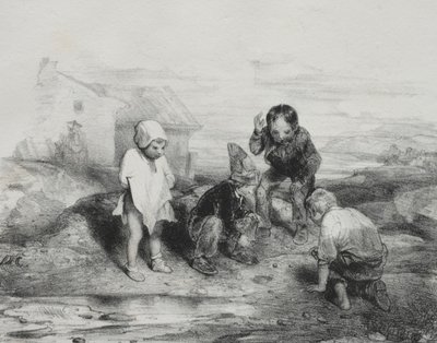 Rozhodující hod. od Alexandre Gabriel Decamps