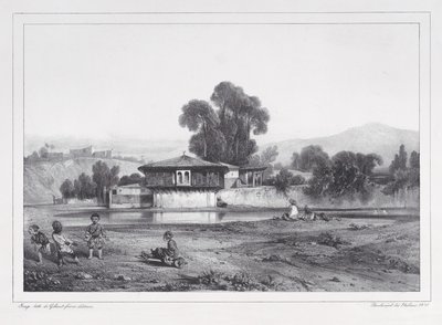 Turecká kasárna, 1823-60. od Alexandre Gabriel Decamps