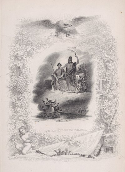 Děti Francie z Bérangerových písní, 1829 od Alexandre Gustave Adolphe Levasseur