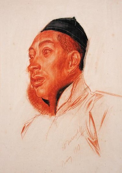 Portrét Číňana od Alexandre Iacovleff