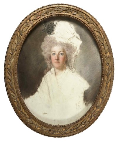 Portrét francouzské královny Marie Antoinetty 1755-1793, 1791-1792. od Alexandre Kucharski