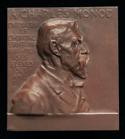 Alexandre-Charles Monod, 1843-1921, chirurg [avers], c. 1906. od Alexandre Louis Marie Charpentier