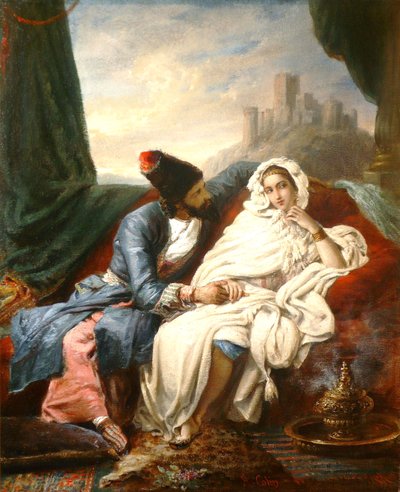 Orientální dáma od Alexandre Marie Colin