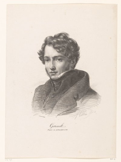 Portrét Théodora Géricaulta Gericault (název na objektu) od Alexandre Marie Colin