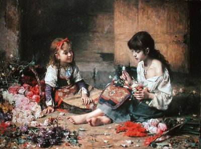 Mladé květinky od Alexei Alexevich Harlamoff