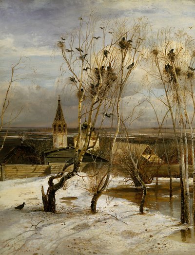 Věže se vrátily od Alexei Kondratievich Savrasov
