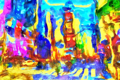 Křižovatka, 2020, (smíšená média) od Alexei Makhov