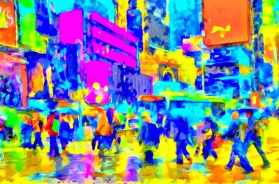 Přímý pohyb, 2020 (smíšená média) od Alexei Makhov