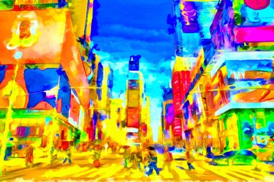 Tekuté barvy, 2020 (smíšená média) od Alexei Makhov