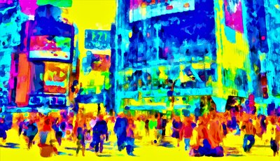 The Lodgers, 2020 (smíšená média) od Alexei Makhov