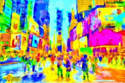 Ultrafialové město, 2020 (smíšená média) od Alexei Makhov