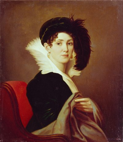 Portrét Marie Petrovna Buyalskaya, 1824 od Alexei Yegorovich Yegorov