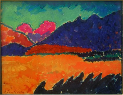 Údolí - Murnau od Alexej von Jawlensky