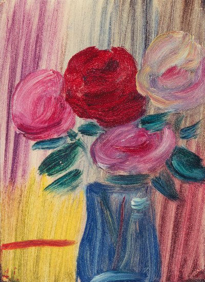 Květiny v modré váze; Květiny v modré váze, 1936 od Alexej von Jawlensky