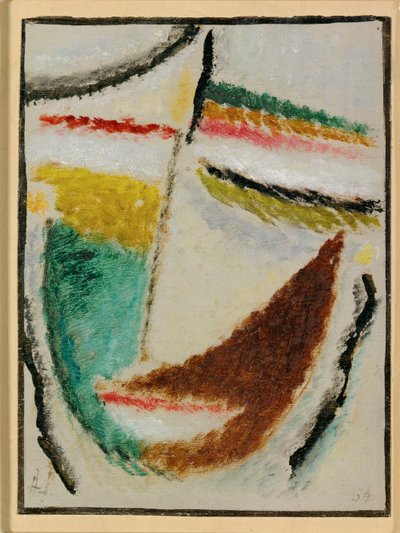 Kopf - Hlava - snící žena (karton) od Alexej von Jawlensky