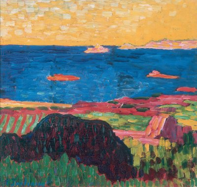 Pobřeží u Carantecu od Alexej von Jawlensky