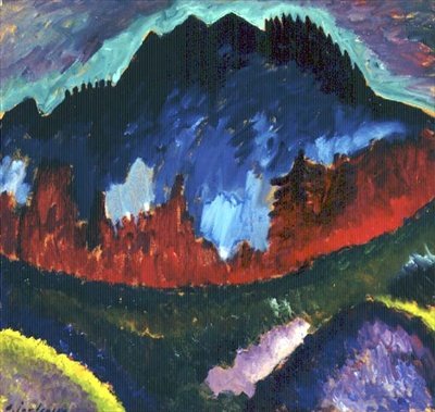 Krajina u Oberstdorfu od Alexej von Jawlensky