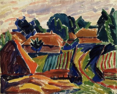 Krajina. 1908-12 od Alexej von Jawlensky