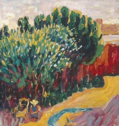 Krajina z Carantecu se ženou od Alexej von Jawlensky