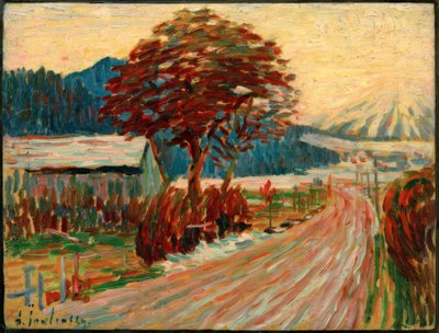 Venkovská silnice ve Füssenu od Alexej von Jawlensky
