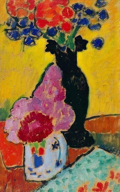 Zátiší s černou vázou. 1910 od Alexej von Jawlensky