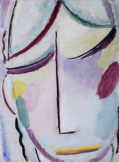 Tvář Spasitele; Heilandsgesicht, kolem roku 1921 od Alexej von Jawlensky