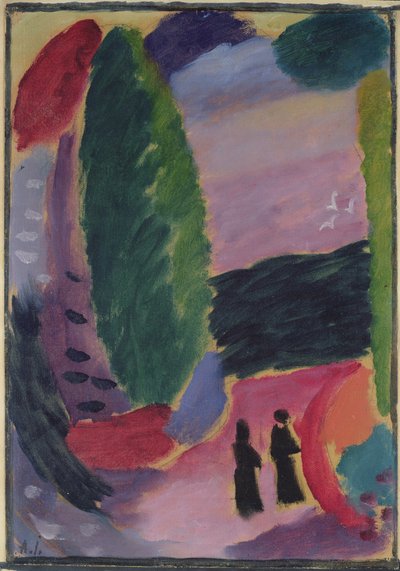 Variace, 1916-17 od Alexej von Jawlensky