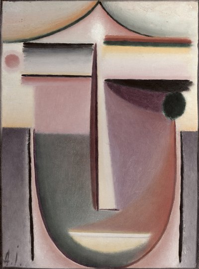 Violet Shadow (olej na kartonu) od Alexej von Jawlensky