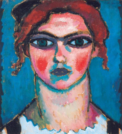 Mladá žena se zelenýma očima, c.1910 od Alexej von Jawlensky