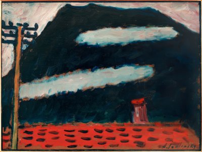 Dva bílé mraky od Alexej von Jawlensky