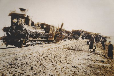 Neštěstí vlaku Borki 29. října od Alexey Mikhaylovich Ivanitsky