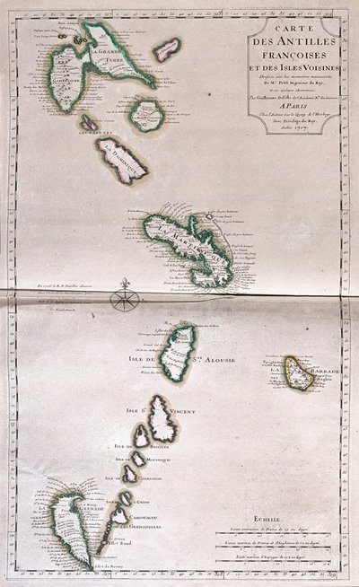 Französische Antillen und nahe Inseln - von A von Alexis-Hubert Jaillot