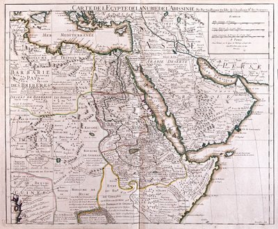 Ägypten und Abessinien von Alexis-Hubert Jaillot