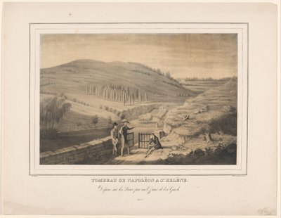 Graf van Napoleon op Sint-Helena Napoleonova hrobka v Ste. Helena (název na objektu) od Alexis Bafcop