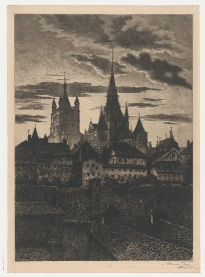 Pohled na Lausanne Lausanne (název na objektu) od Alexis Forel