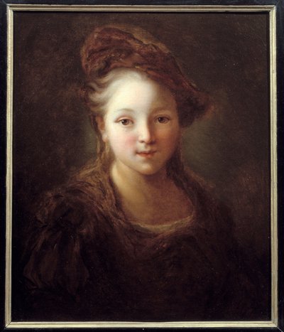 Portrét mladé dívky. Obraz Alexise Grimou (1680-1740), cca 1720. Amiens, Musee De Picardie - Portrét mladé dívky. Obraz Jean Alexis Grimou (1680-1740), kolem roku 1720. Picardie Museum, Amiens, Francie od Alexis Grimoux