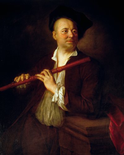 Portrét flétnisty od Alexis Grimoux