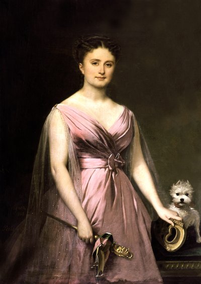 Portrét Hortense Schneider od Alexis Nicolas Perignon