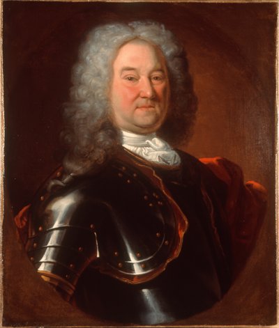 Kapitán Robert Parker, The Royal Regiment of Ireland, c.1720 (olej na plátně) od Alexis Simon Belle