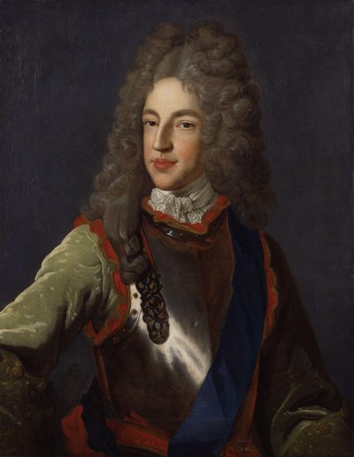 Portrét Jamese Francise Edwarda Stuarta (1688-1766) od Alexis Simon Belle