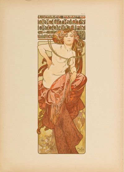 Dekorativní dokumenty, 1902. od Alfons Marie Mucha