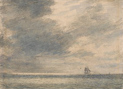 Večer na moři od Alfred Abram Constable
