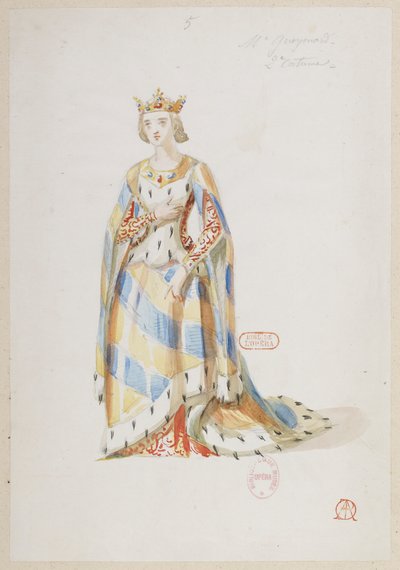 Halévy - La magicienne - kostýmní modely Alfreda Alberta - 05. Paní Gueymardová, 2. kostým od Alfred Albert