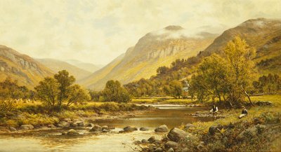 Borrowdale, Cumberland, 1896 od Alfred Augustus Glendening